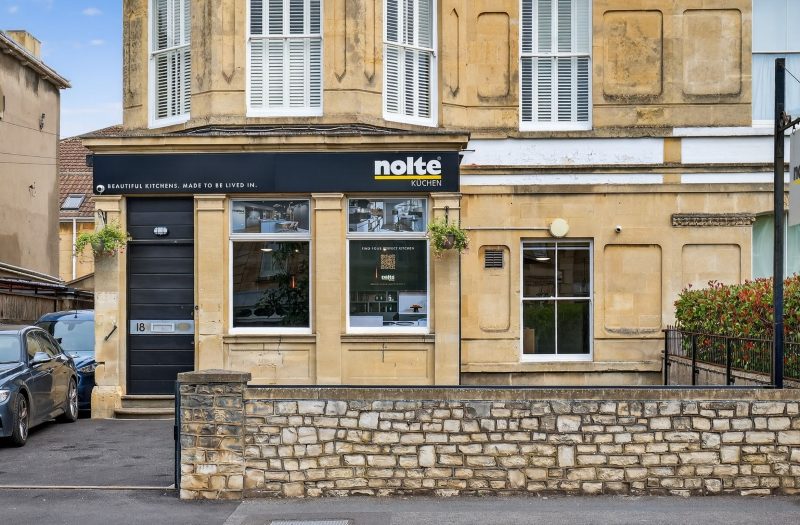 Nolte Kitchens Bath showroom exterior on Newbridge Road, Bath