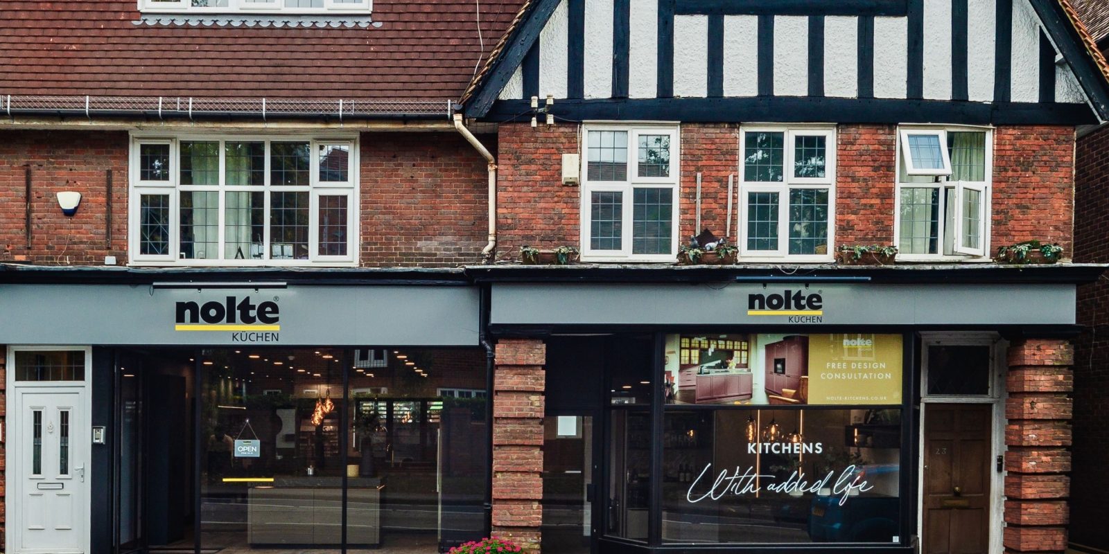 Nolte Kitchens Amersham showroom exterior on Chesham Road, Amersham