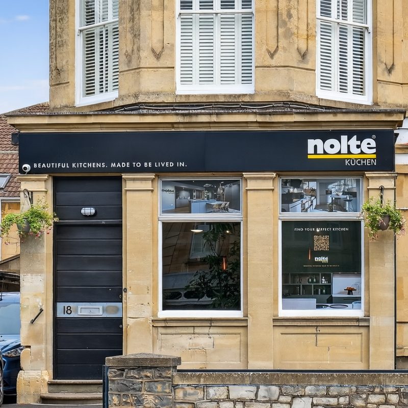 Nolte Kitchens Bath showroom exterior on Newbridge Road, Bath