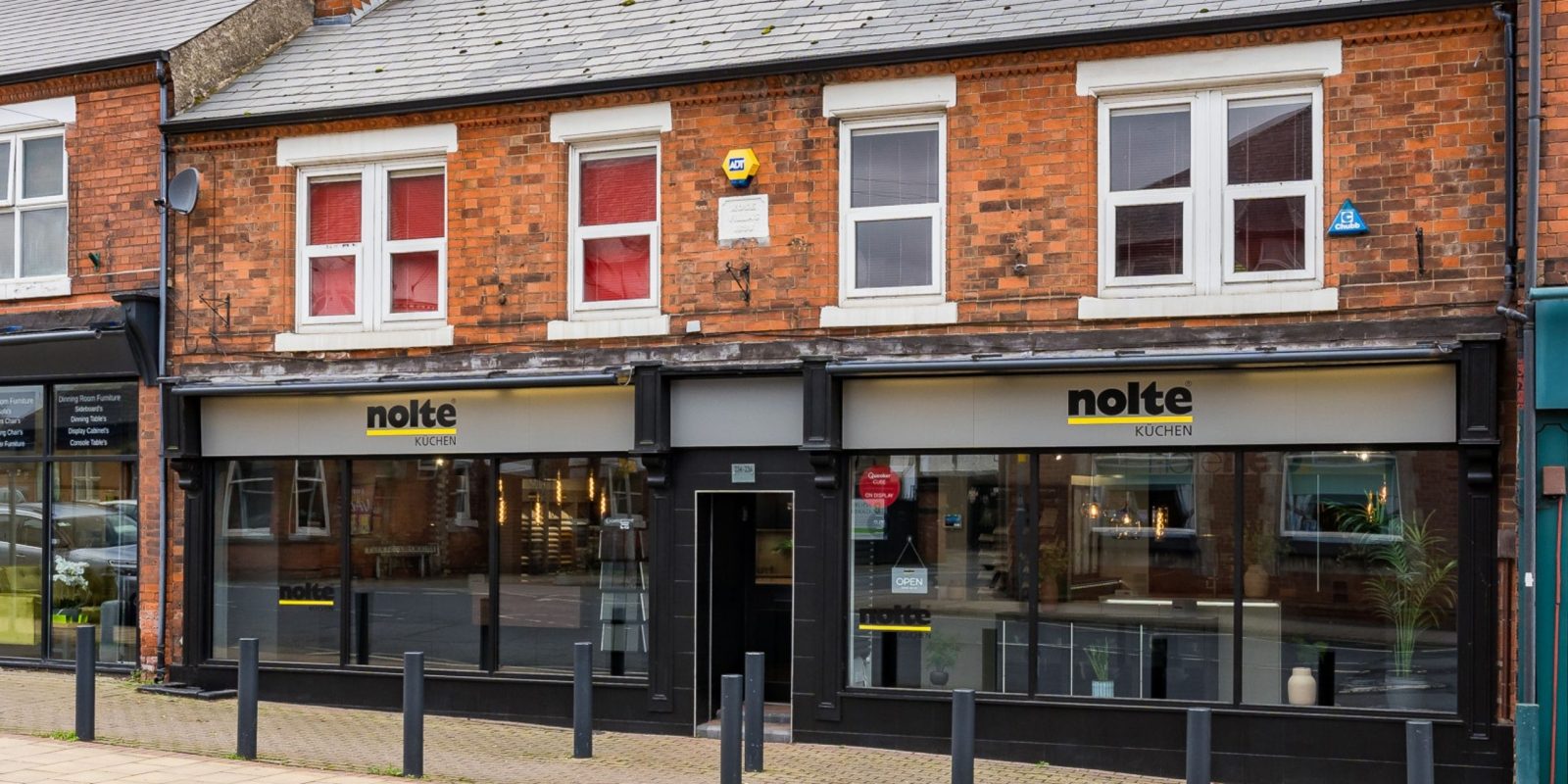 Nolte Kitchens Nottingham showroom exterior on Derby Road, Nottingham