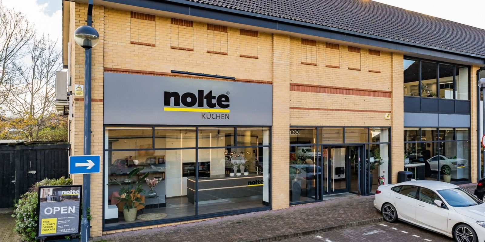 Nolte Kitchens Milton Keynes showroom exterior on Duckworth Court, Milton Keynes