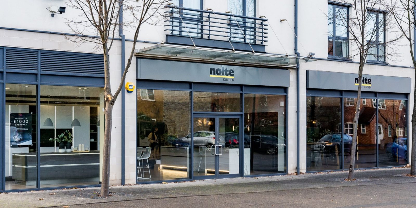 Nolte Kitchens Straford-upon-Avon showroom exterior on The Waterways, Birmingham Road