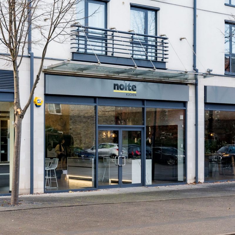 Nolte Kitchens Straford-upon-Avon showroom exterior on The Waterways, Birmingham Road