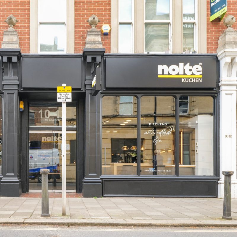 Nolte Kitchens Straford-upon-Avon showroom exterior on The Causeway, Teddington