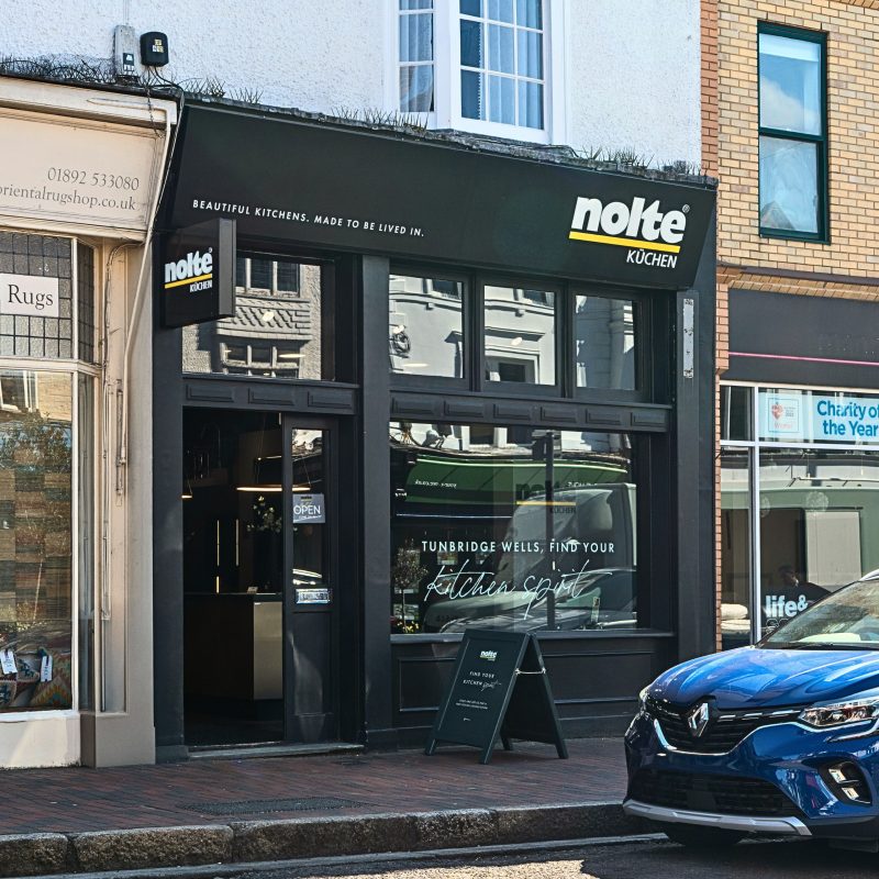 Nolte Kitchens Straford-upon-Avon showroom exterior on the High Street, Tunbridge Wells