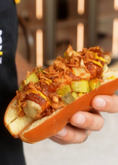 Currywurst Loaded Hot Dogs